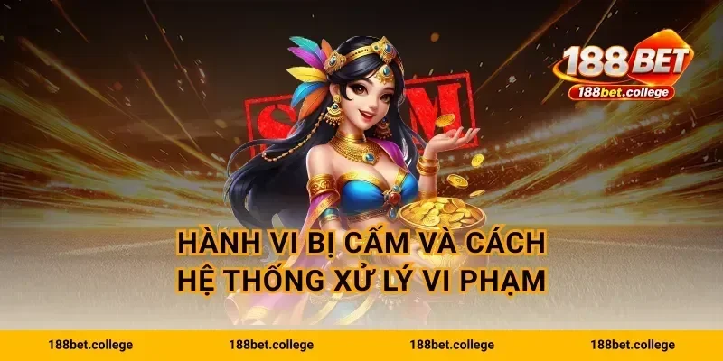 Hành vi bị cấm và cách hệ thống xử lý vi phạm