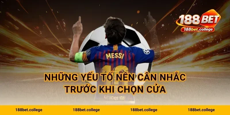 Những yếu tố nên cân nhắc trước khi chọn cửa