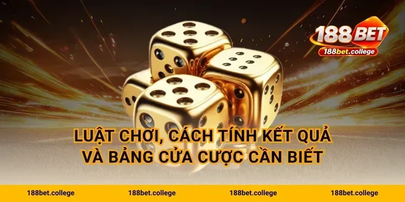Luật chơi, cách tính kết quả và bảng cửa cược cần biết